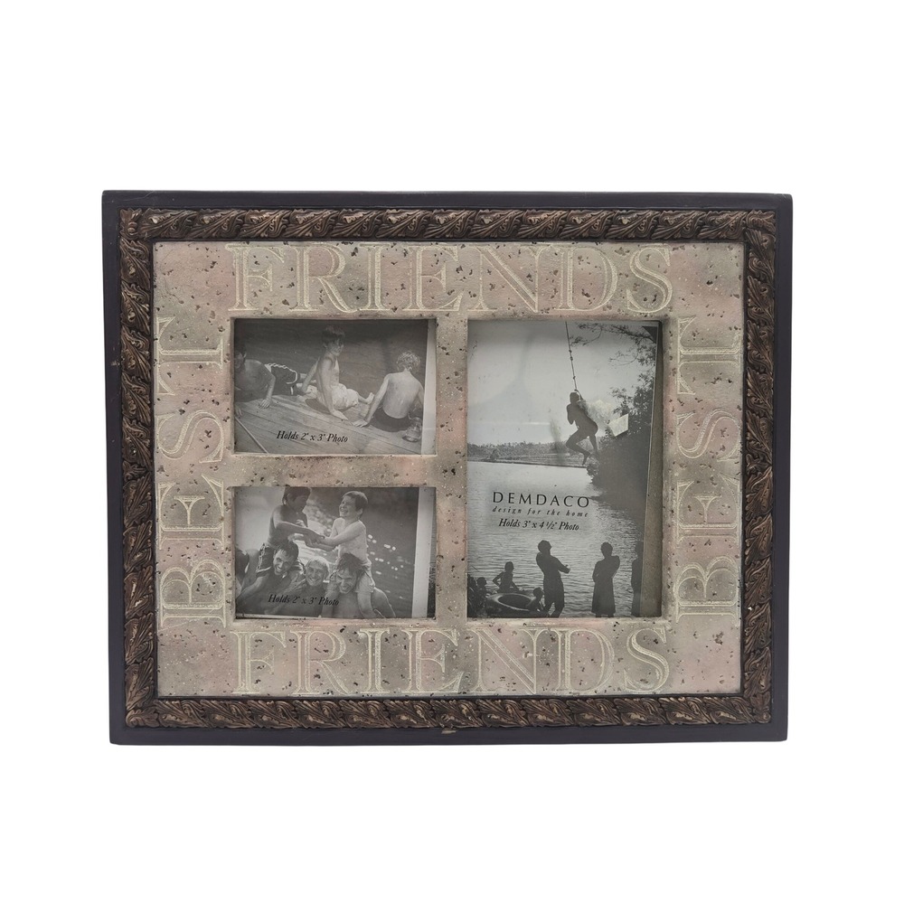 Demdaco Best Friends Collage Photo Frame Bill Stross Stone 8x10